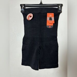 ATTLADY Seamless Slimmer Black Shapewear Shorts Size Small